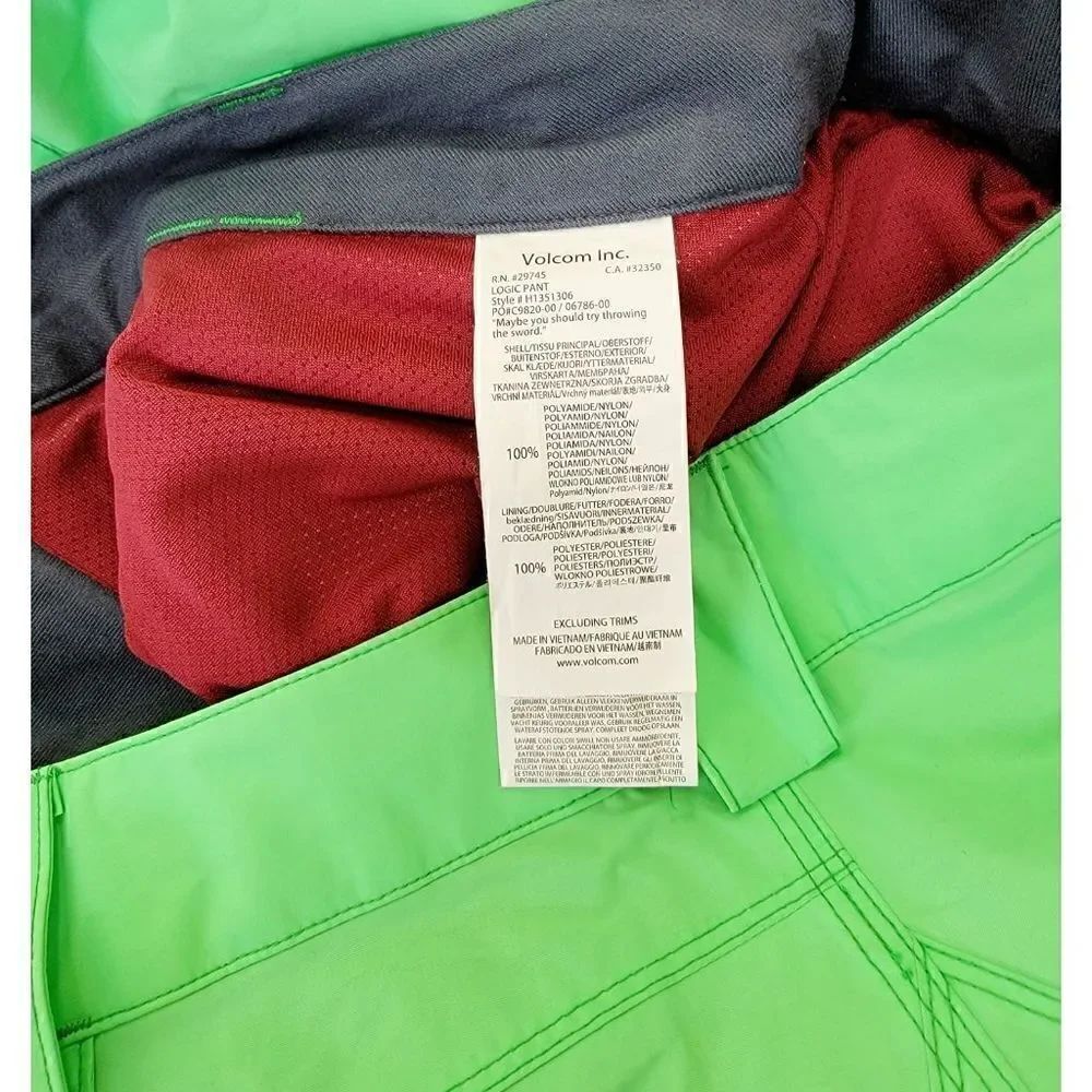 Volcom Women's Logic Snow Pants L - Picture 10 of 11